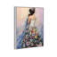Floral Flowing Gown - cadre flottant, impression sur toile