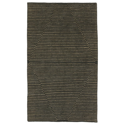 Wendy Jane Geometric Area Rug in Charcoal