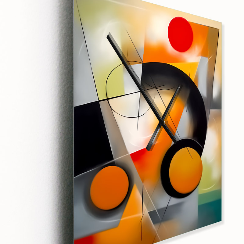 Jalanna - Abstract Modern Wall Clock, H 32 po x l 24 po x P 1 po