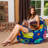 Bean Bag Chair for Kids, Teens, and Adults - Filled with Soft Beads, Includes Removable and Machine Washable Cover - Multiple Colors, Sizes and Fabrics including Soft Nylon & Canvas with Patterns-1783236393-1785356750