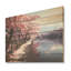 «Cherry Blossum», mont Fuji, reflet du Japon III - montagnes sur bois-146430928