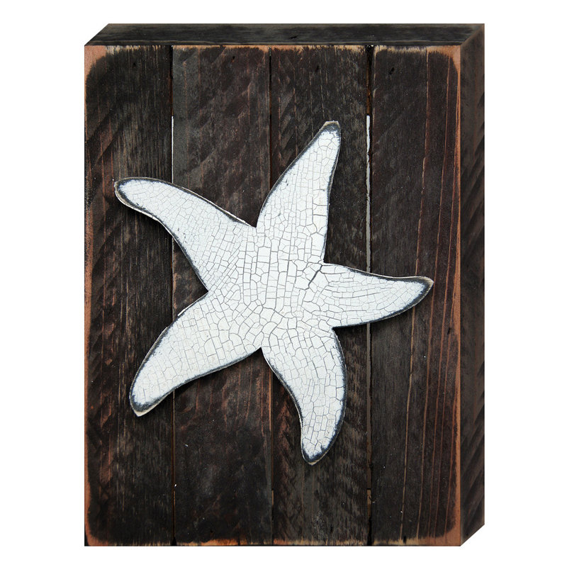 Handmade Landscape & Nature Wall Decor on Wood, 8" H x 6" W x 1.5" D
