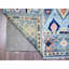 Tapis de couloir nouvel âge en laine 3 pi 2 po x 10 pi 1 po Askim Bleu