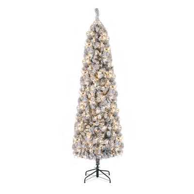 Arbre de Noël artificiel lumineux 7,5 pi