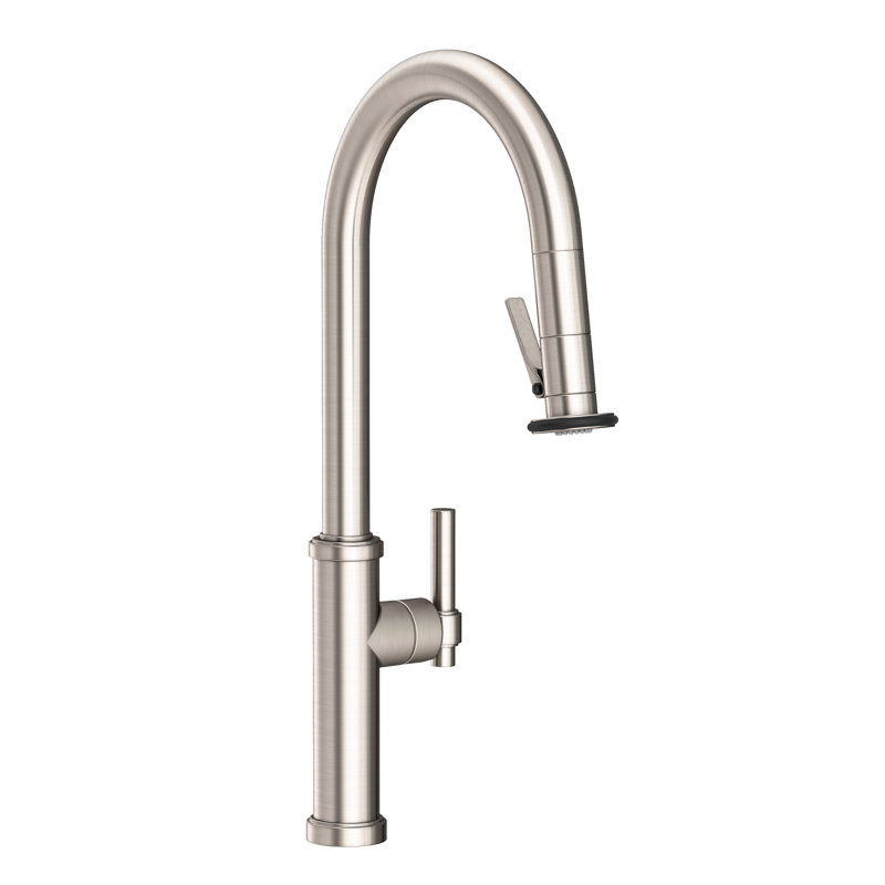 Pull-Down Kitchen Faucet - Trigger Spray, Satin Nickel (PVD)