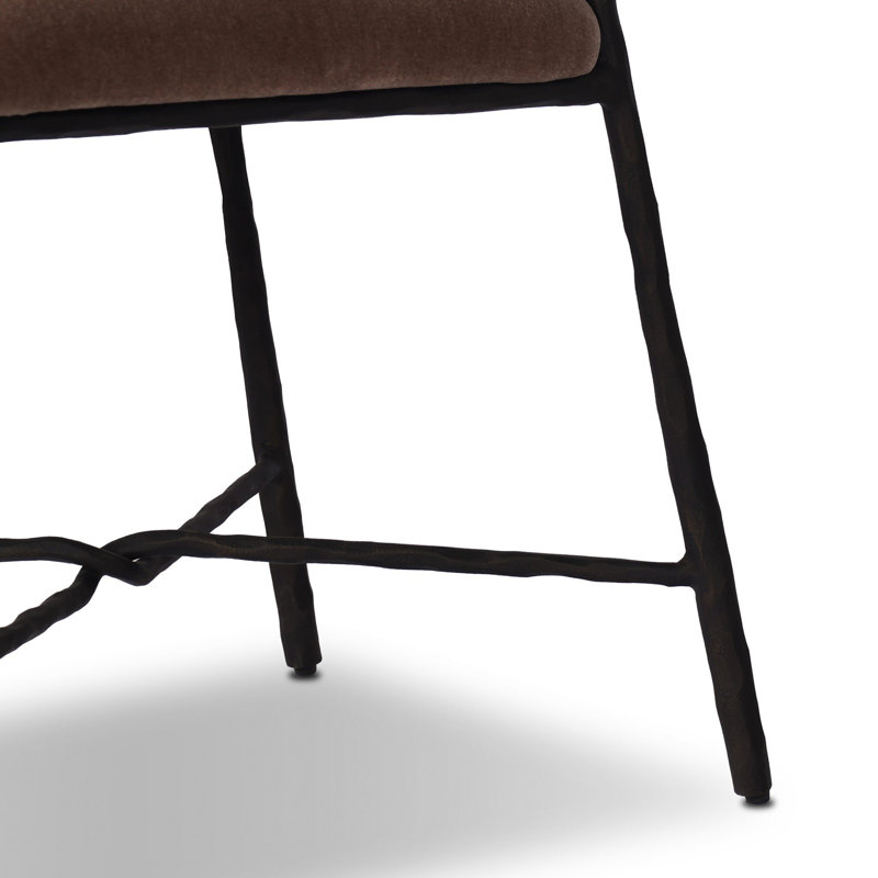 Nemona Upholstered Dining Chair, Monte Mushroom