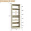 Range-chaussures avec tablettes réglables-133575906