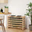 72 Bottle Floor Wine Bottle Rack