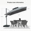 Grand parapluie de patio suspendu suspendu-1790227200
