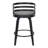 Dawit Swivel Faux Leather Counter & Bar Stool with Wood Legs and Metal Footrest-286270225-367138564-286270227