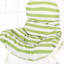 Teardrop Chair - Méridienne d'extérieur confortable de conception abstraite blanche et tissée, structure en fer, assise exquise avec coussin d'eau de 30,15 po x 38,5 po, +