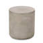 Table d'appoint d'extérieur en béton léger gris clair