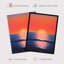 Wall Art Print Morning Glory Sunset on Sea Orange Living Room