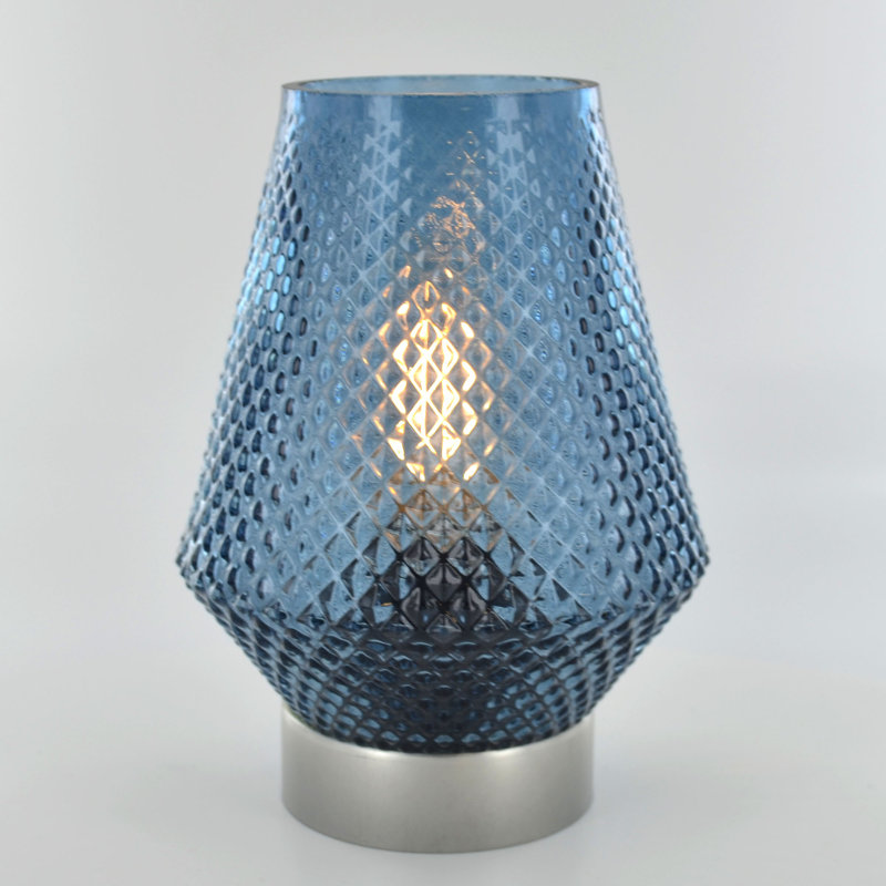 Braunstone Novelty Lantern Moroccan Style Lamp, Blue