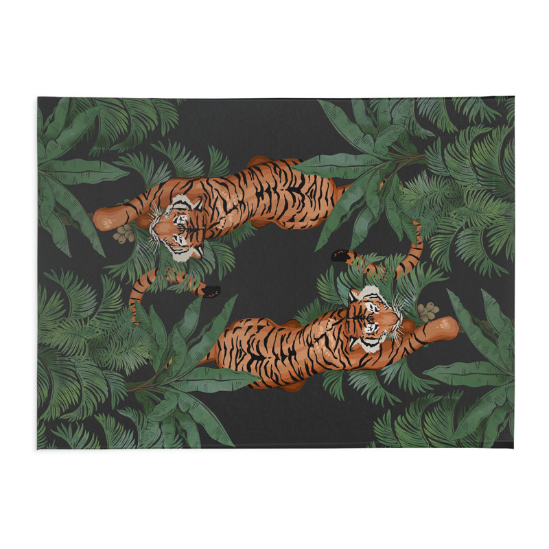 Paillasson Rumble In the Jungle, Gris anthracite, L 48 po x L 72 po