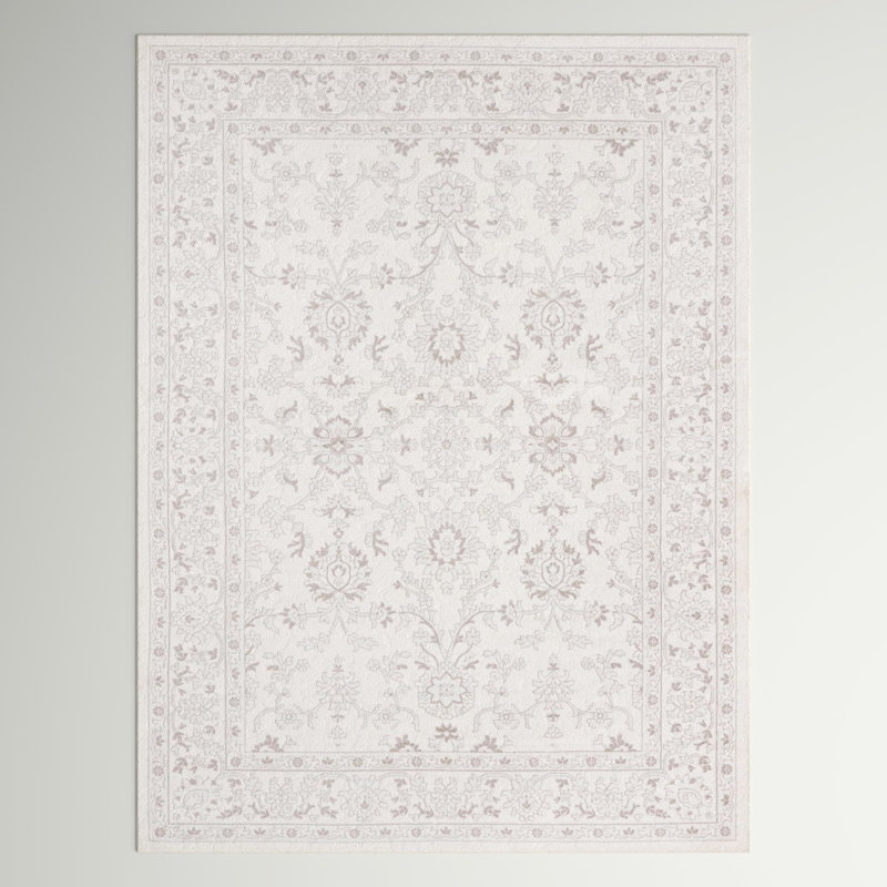 Floral Area Rug, Rectangle 215.9cm x 304.8cm