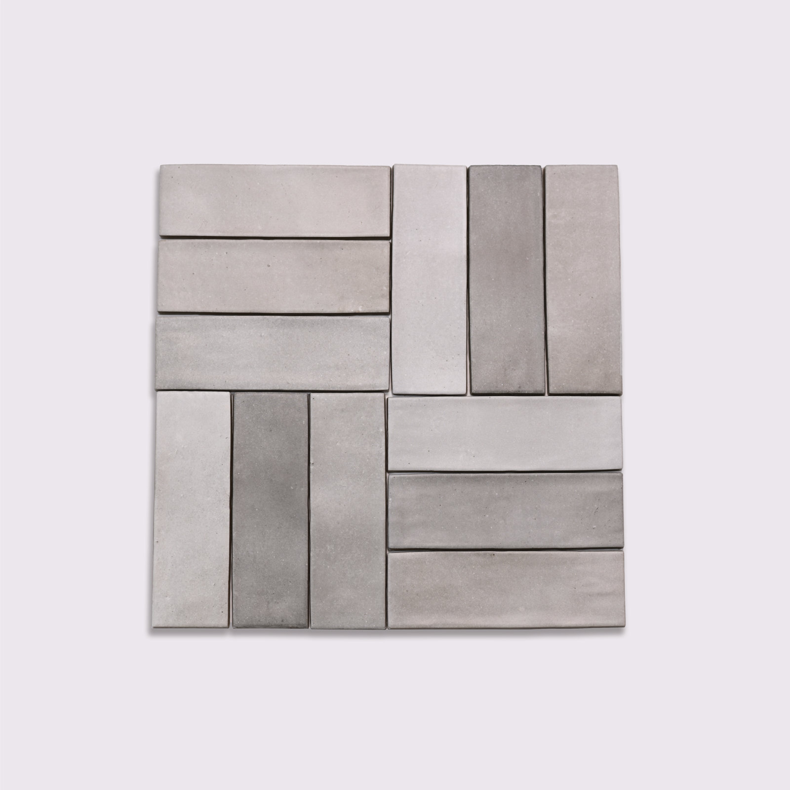 Celine 2" x 6" Matte Porcelain Floor & Wall Tile, Greige