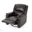 Fauteuil inclinable manuel pivotant en polyuréthane brun avec fauteuil inclinable manuel
