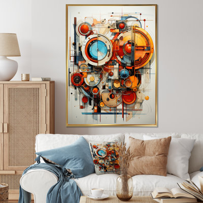 «Constructivism Dynamic Assemblage Geometric I», reproduction d'art sur toile