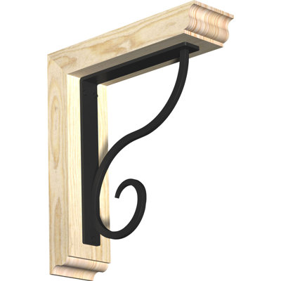 Support de scie brute rugueuse traditionnelle Ashcrest, sapin Douglas (l 1 1/2 po x P 10 po x H 12 po) support de l 4 po x P 14 po x H 16 po