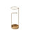 Élégant porte-parapluies en métal, finition dorée, 8,7 po x 8,7 po x 23,6 po | Fabrication 100% durable en métal | Élégant organisateur d'entrée de maison, parfait pour garder vos parapluies propres et accessibles