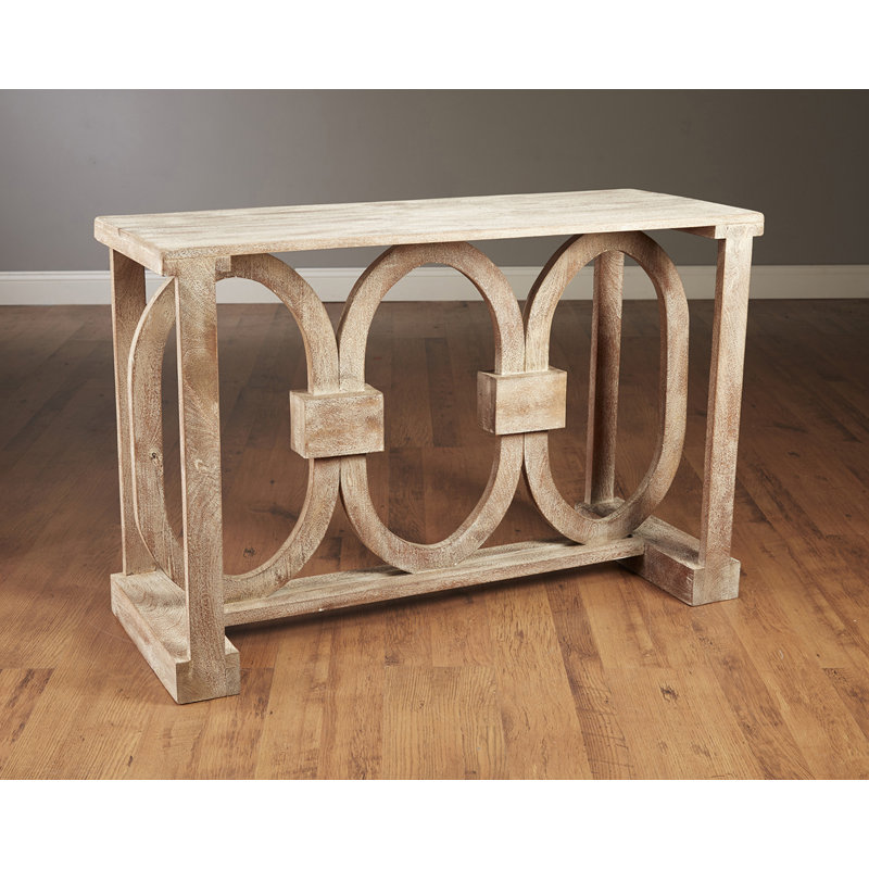 Natalee 45" Console Table, Weathered Gray