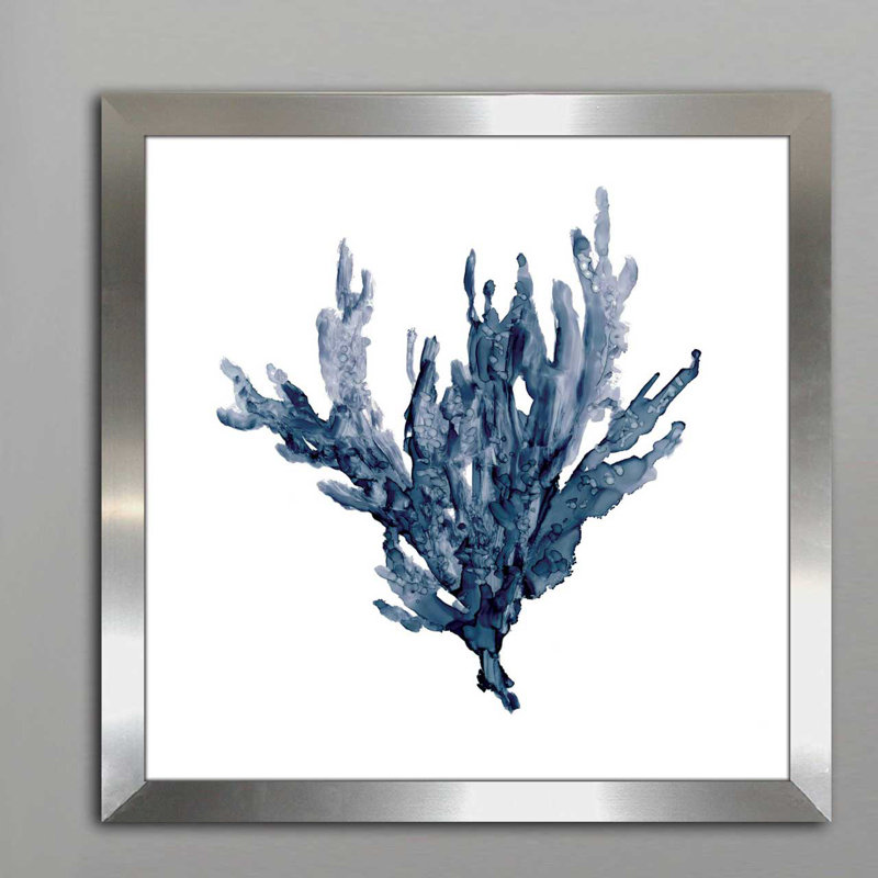 «Sea Coral I» par Carol Robinson - reproduction de cadre photo, H 39,5 po x l 39,5 po x P 0,75 po