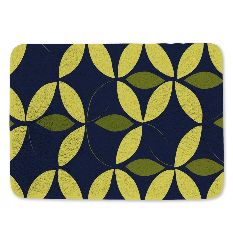 Robben Microfiber / Microsuede Bath Mat, 17"W x 24"L