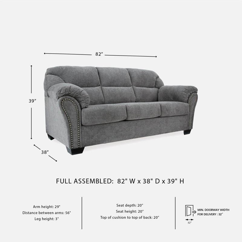 Holmer 82'' Upholstered Sofa