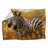 Zebra Animal Bathroom Machine Printed Throw Blanket-97577204