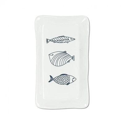 Plateau rectangulaire pour poissons