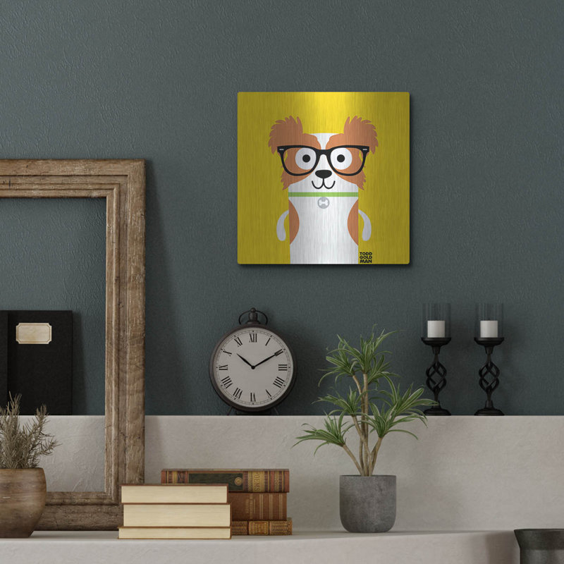 «Bow Wow Papillon» par Todd Art, H 12 po x l 12 po