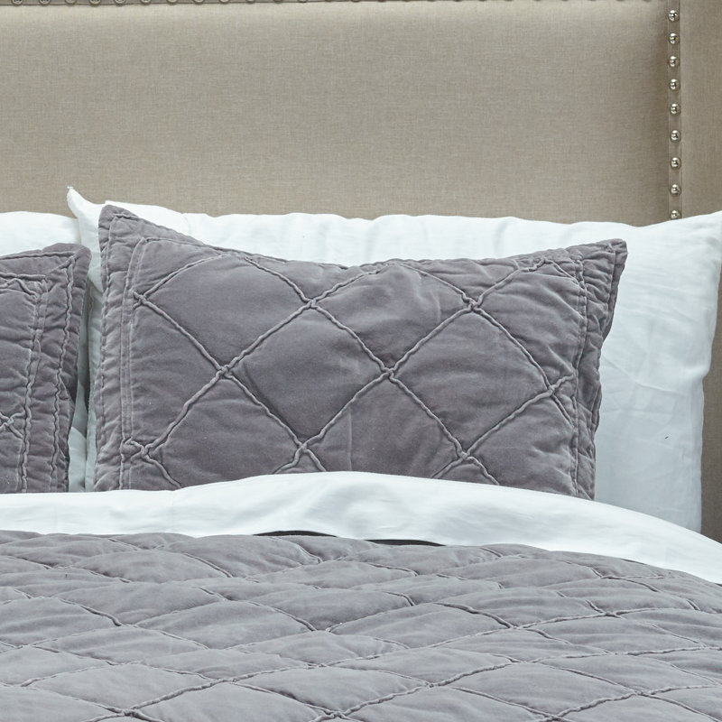 Collin Cotton Geometric Sham, King