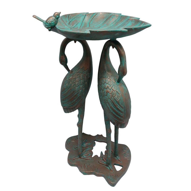 Bain d'oiseaux Cherubino, Cuivre
