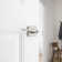 Weiser Tristan Square Rose Keyed Entry Levers - Satin Nickel