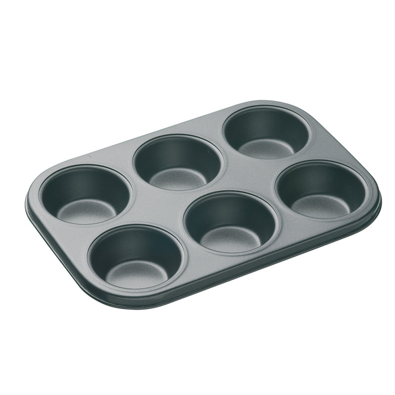 MasterClass Non-Stick Steel Muffin Pan with Lid