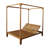 Nordwyn Modern Coastal Acacia Wood Outdoor Daybed with Adjustable Chaise Lounges, Slatted Frame, Curtains, and Water-Repellent Cushions-2072862951