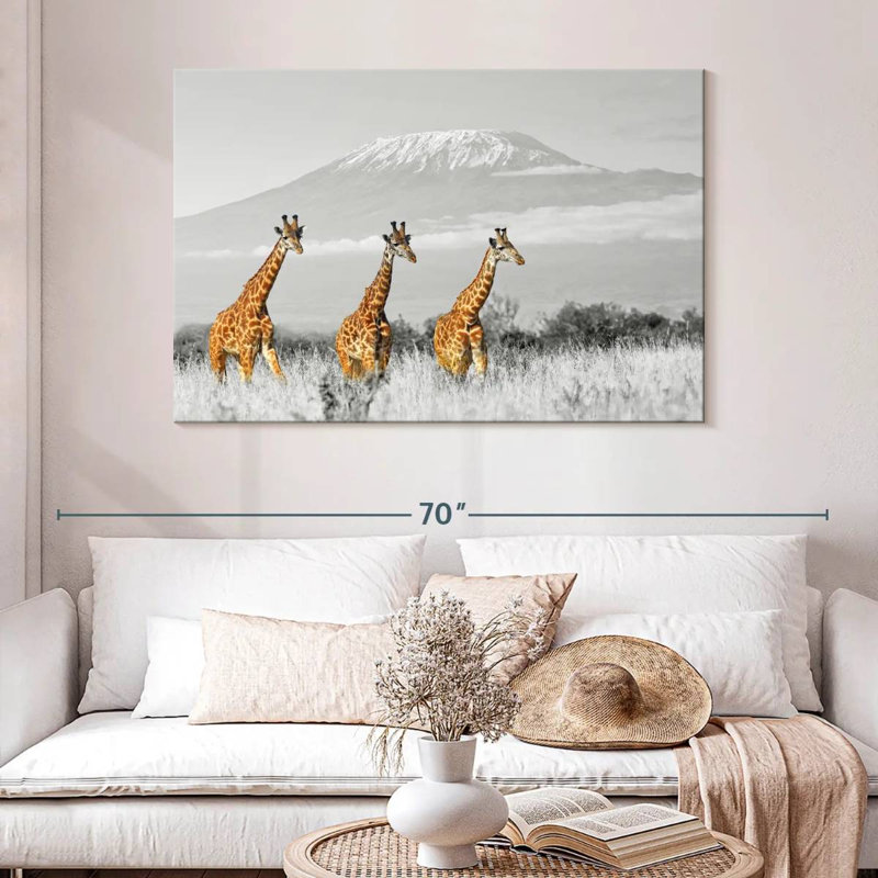 Brampt Giraffe Trio, 32" H x 48" W