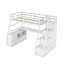 Lit mezzanine avec 7 tiroirs, 2 tablettes et un bureau-2119609728