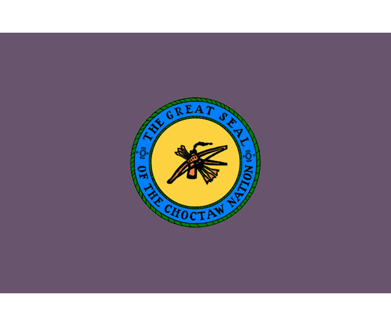 Native American Choctaw Nation, 27" H x 40" W
