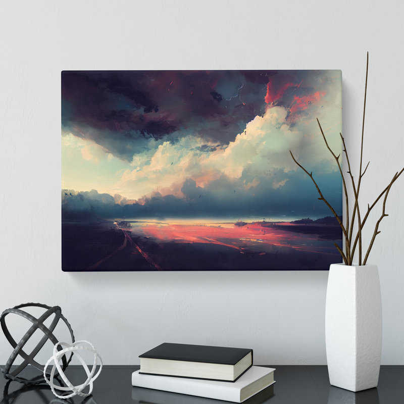 Artistic Clouds - Wrapped Canvas, 35cm H x 50cm W x 3cm D
