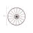 Metal Wagon Wheel with Star Wall Decor