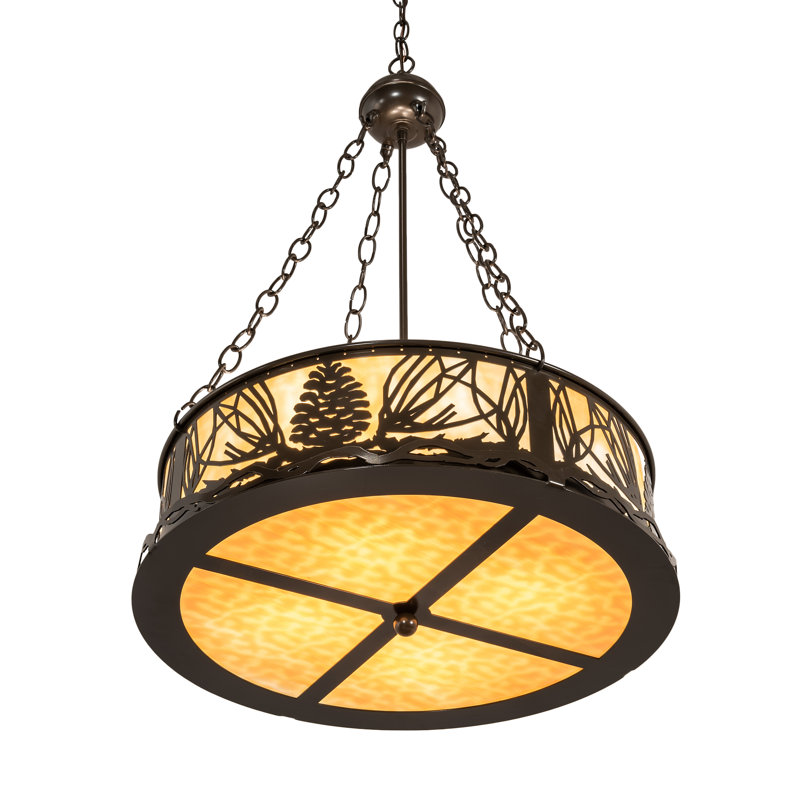 Sid 4 - Light Pendant, Timeless Bronze, 65" H x 22" W x 22" D
