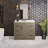 Sadelle 42 " W Freestanding Standard 1 Single Vanity Bathroom Vanity With Carrara Marble Top-914511773