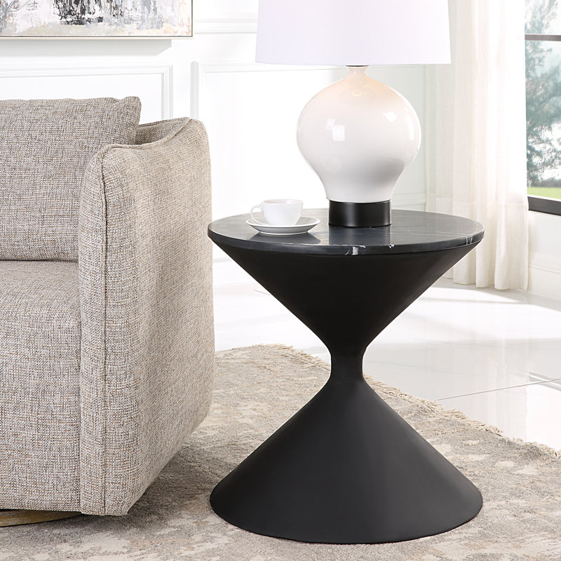 Sistrom Marble Top End Table