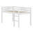 Wooden Loft Bed With Ladder-2106610049