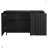 Wave Pattern Storage Cabinet With 2 Doors And 2 Drawers-1532919174