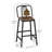 24.2" Bar Stools Kitchen Bar Chairs Counter Stools Height Stools with Metal Frame-572168363-585500296