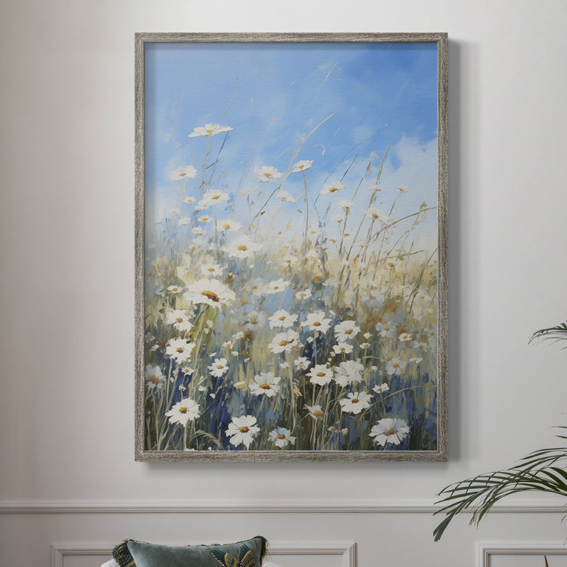 Impression encadrée FLORAL Series XXI - bois massif, H 11 po x l 9 po