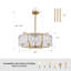 Lustre tambour 6 lumières avec verre texturé Friedhardt-1429175401-1429175400